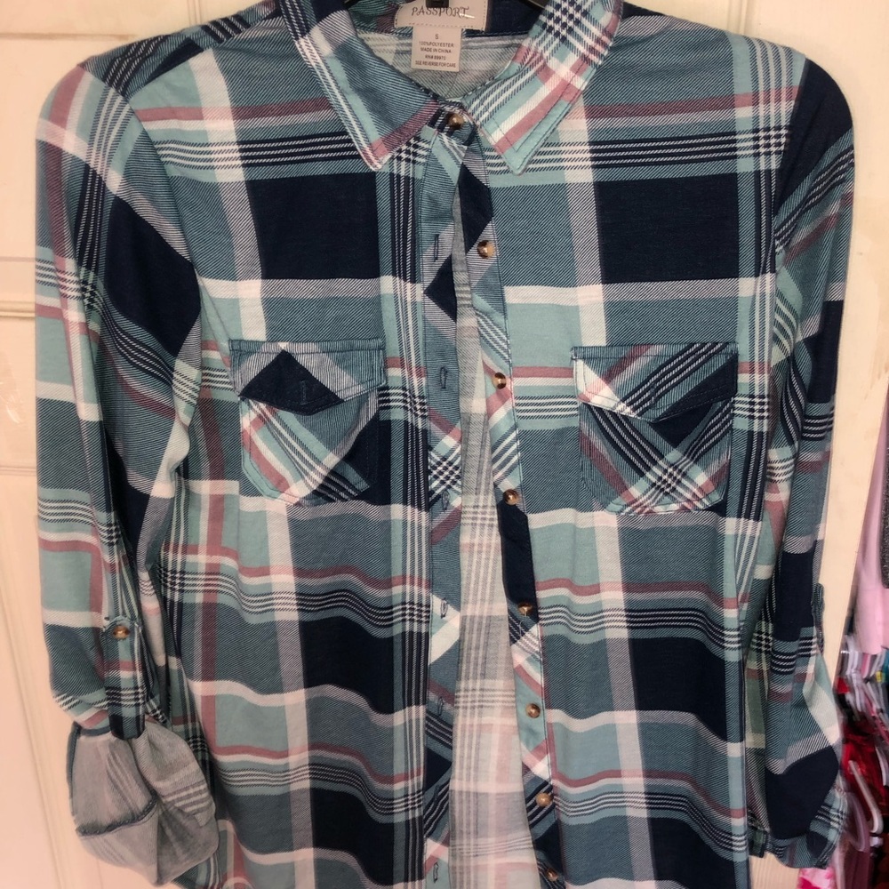 blue flannel